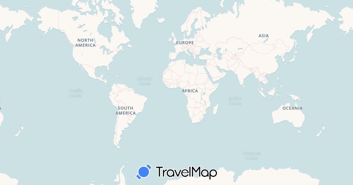 TravelMap itinerary: driving, hiking in Australia, China, Micronesia, Japan, Marshall Islands, Thailand, United States, Vietnam (Asia, North America, Oceania)
